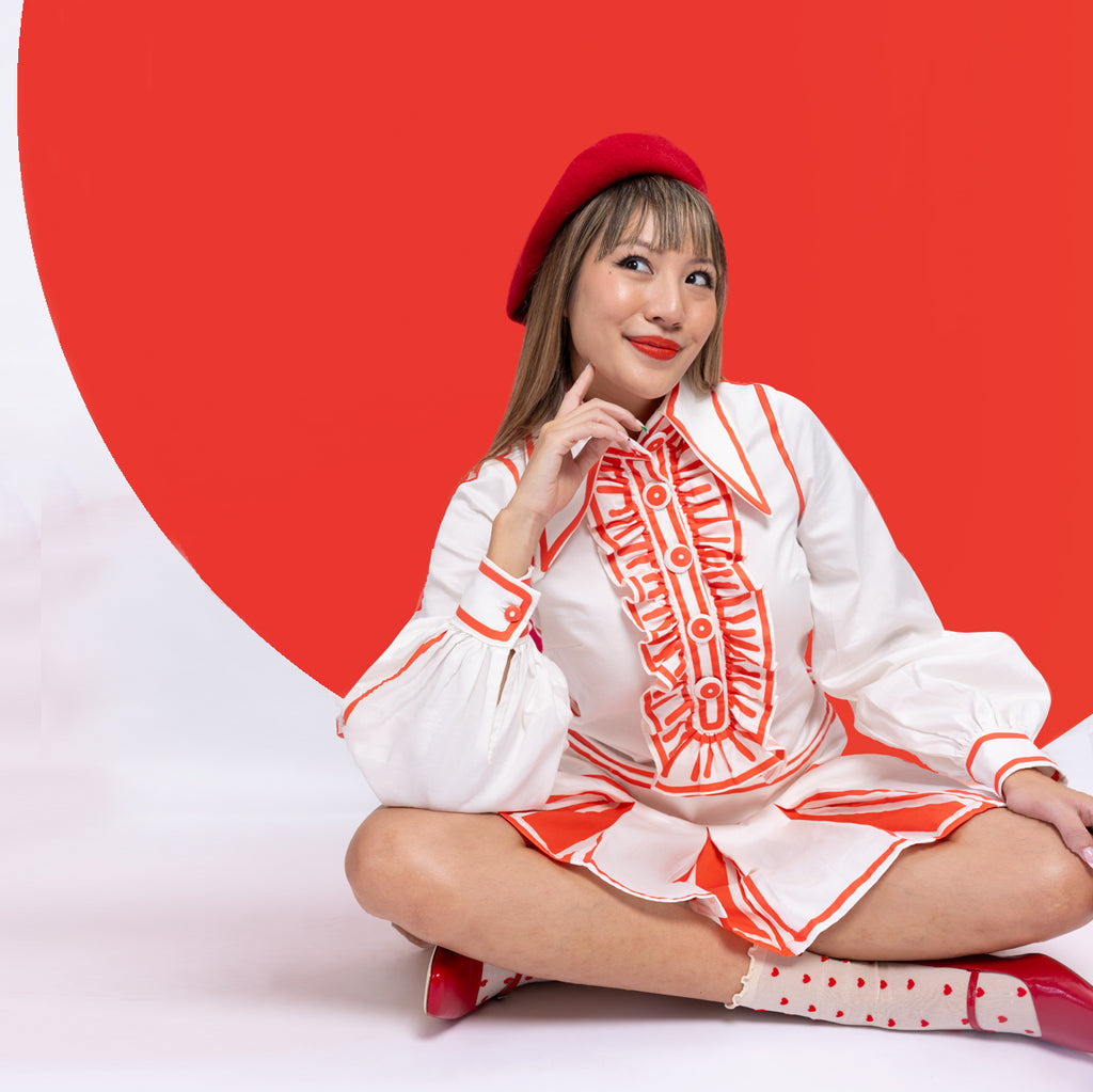 I'M LAUGHING AT CLOUDS DRESS