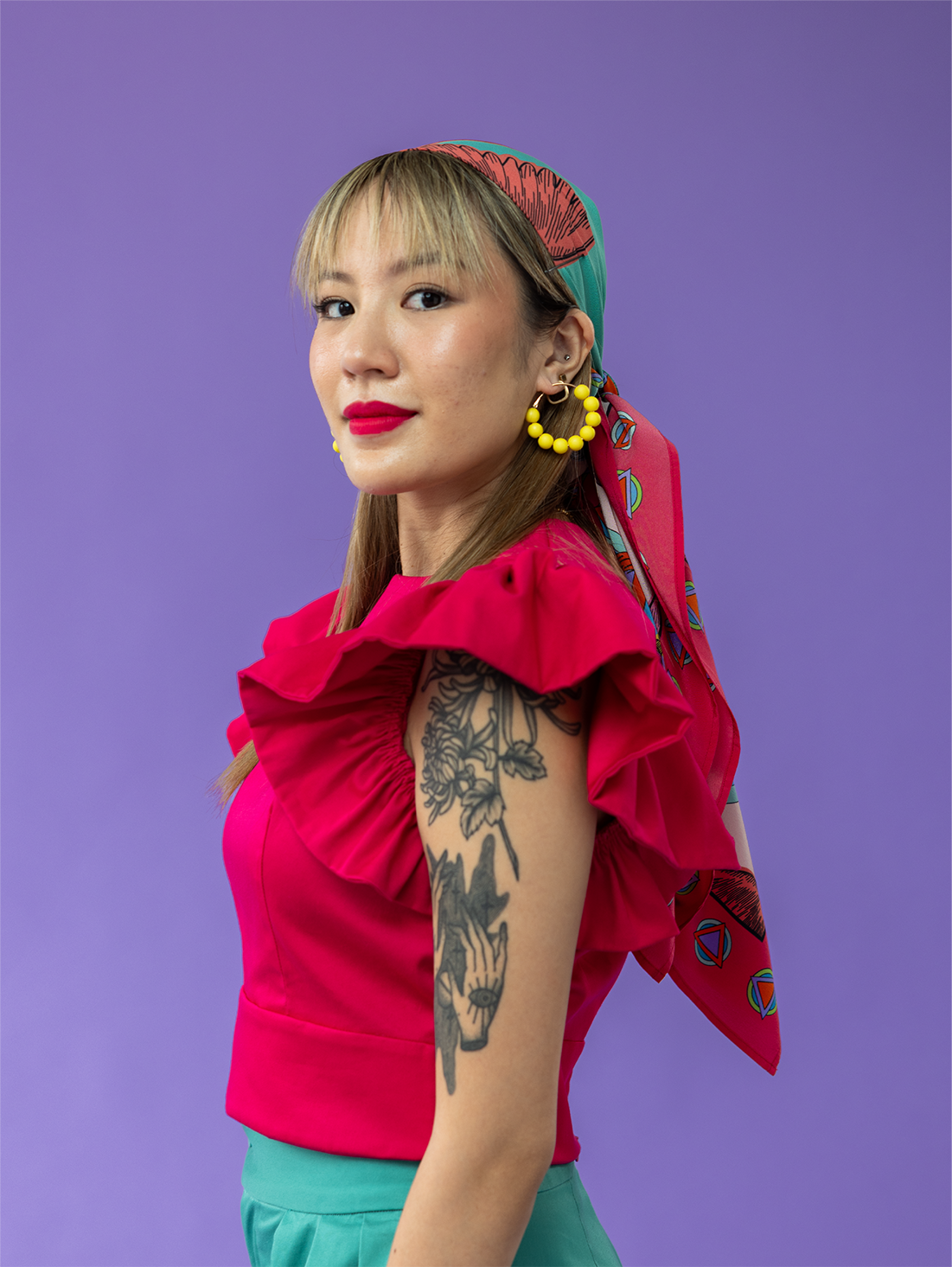 MYTHS DRIFT RUFFLE SHIRT