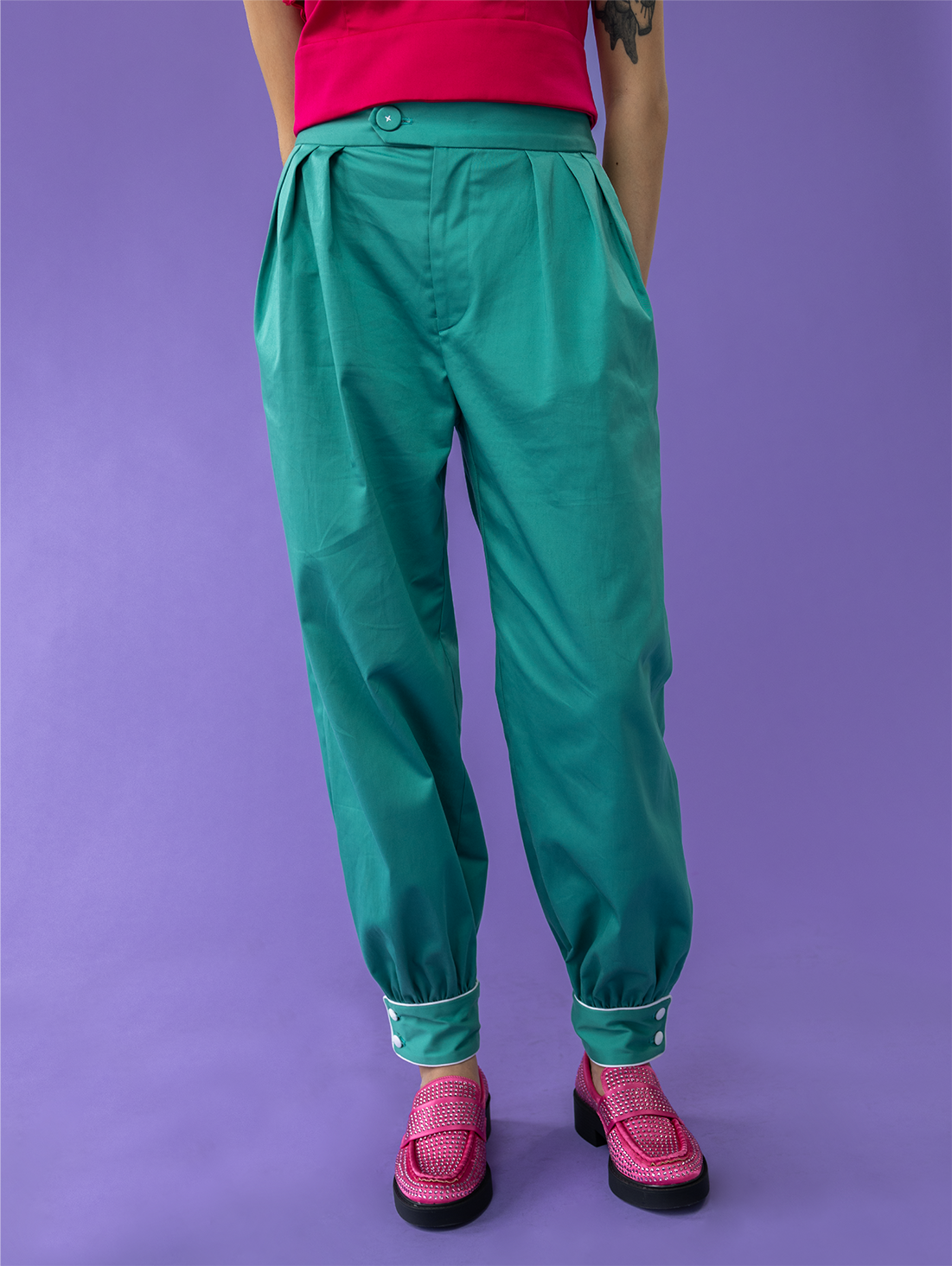 MYTHS PORT PANTS (TEAL)