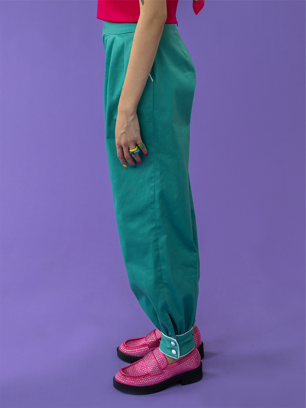 MYTHS PORT PANTS (TEAL)