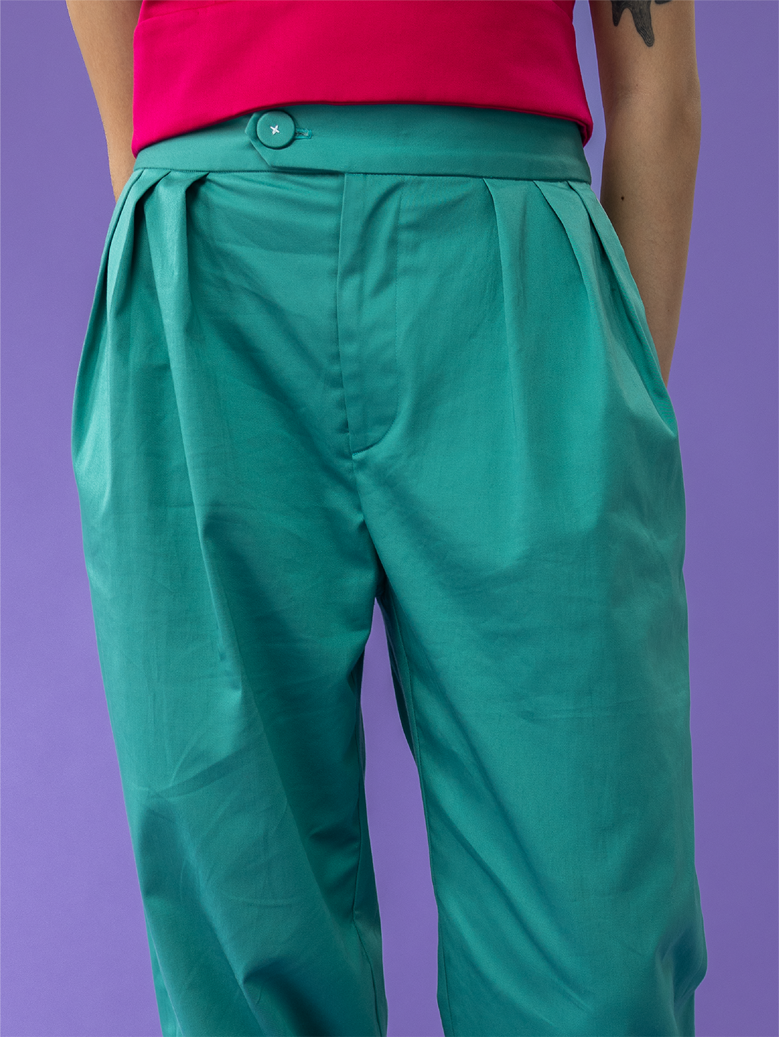 MYTHS PORT PANTS (TEAL)