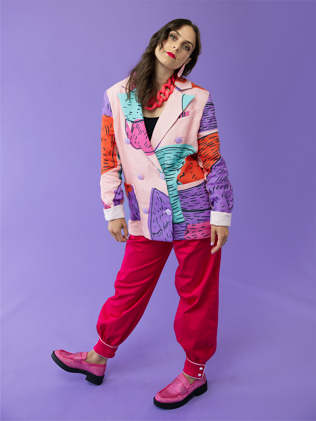 MYTHS PORT PANTS (PINK)