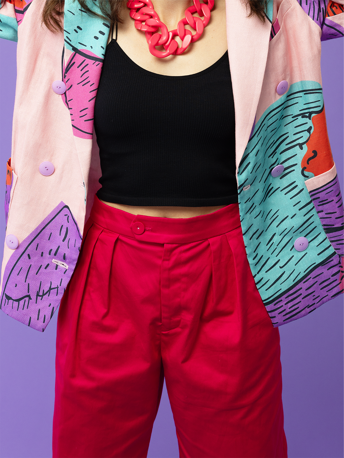 MYTHS PORT PANTS (PINK)