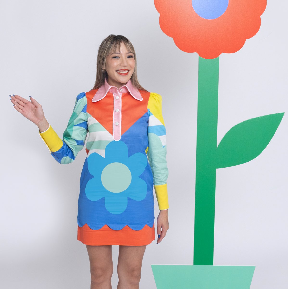 STARBOARD FLOWERS DRESS
